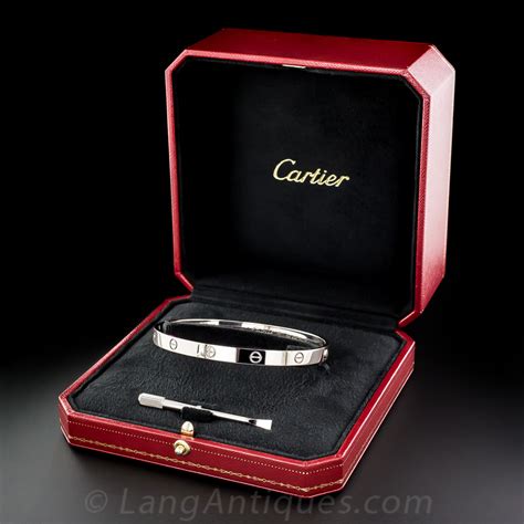 cartier love bracelet box and screwdriver|cartier love bracelet screws loose.